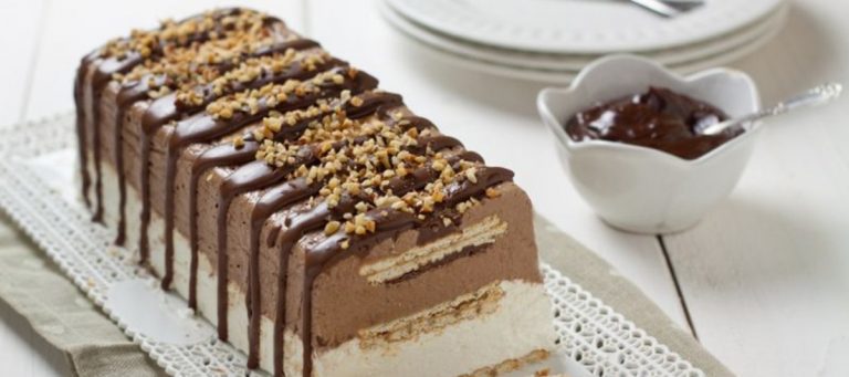 semifreddo cioccolato e biscotti