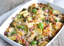 verdure gratinate al forno con tonno