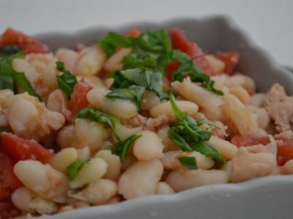 insalata di merluzzo e fagioli