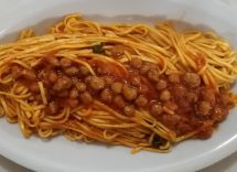 spaghetti alla chitarra con pallottine