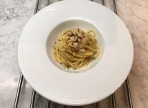 spaghetti alla chitarra con pesce spada