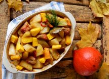 zucca al forno con rosmarino e pangrattato