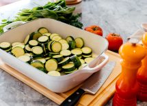 crumble di zucchine zenzero e limone