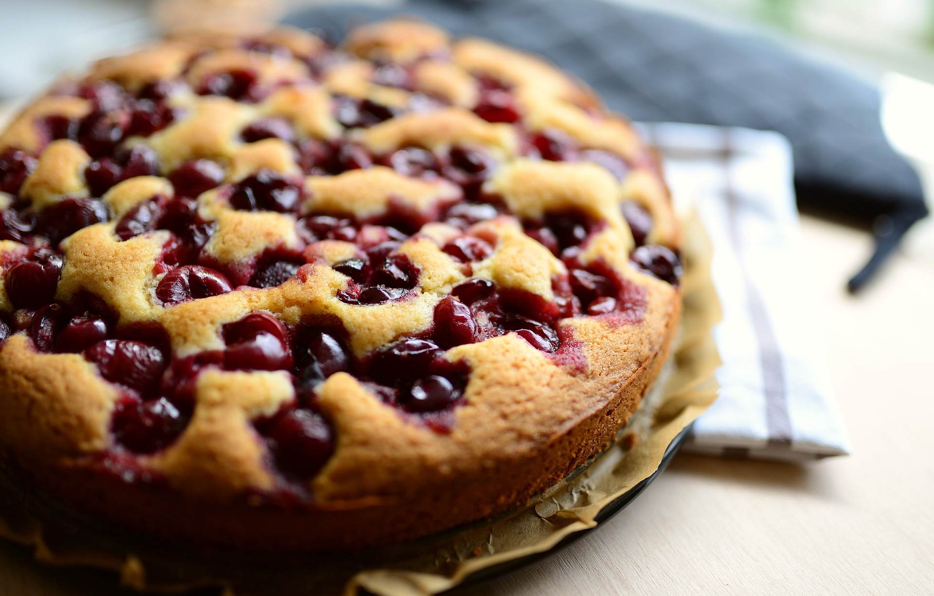 focaccia dolce con uva fragola