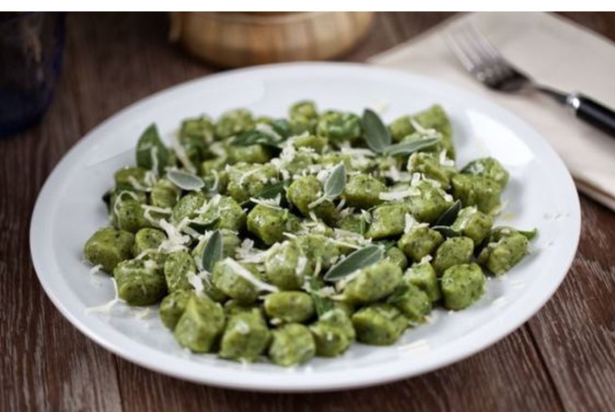 Gnocchi di pane raffermo e spinaci