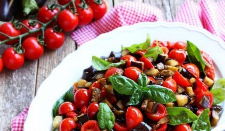 insalata di melanzane e provola