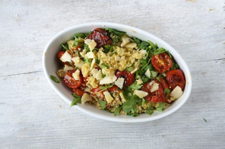 insalata di miglio con verdure