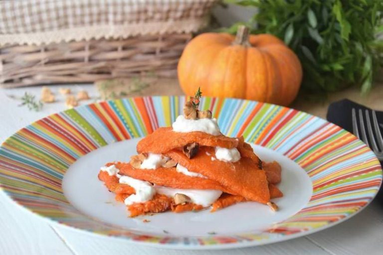 millefoglie di zucca con burrata (1)