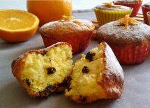 muffin all'arancia e cioccolato senza burro