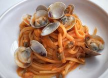 pasta crema di peperoni e vongole