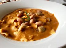 pasta fagioli e castagne secche