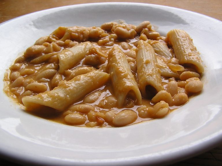 pasta porri e fagioli ricetta