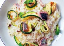 risotto sgombro e zucchine