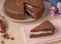 torta al cioccolato con cuore morbido al cocco