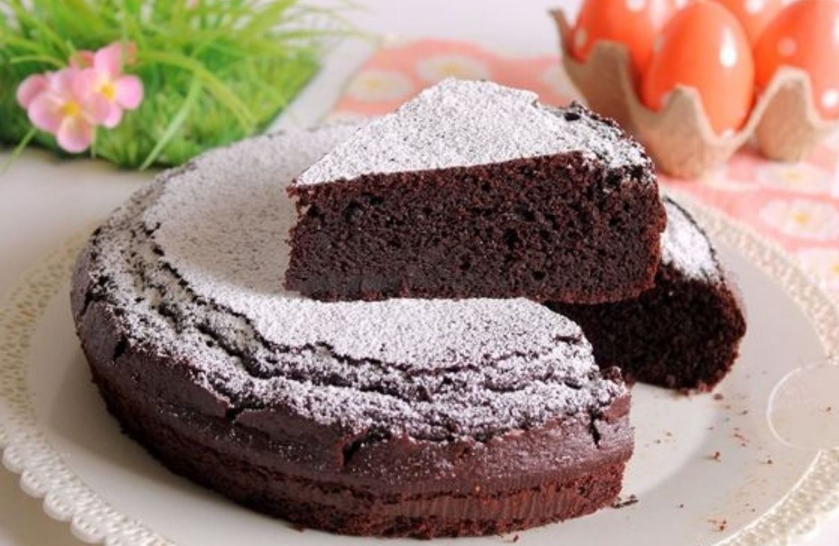 Torta di riso al cioccolato e ricotta