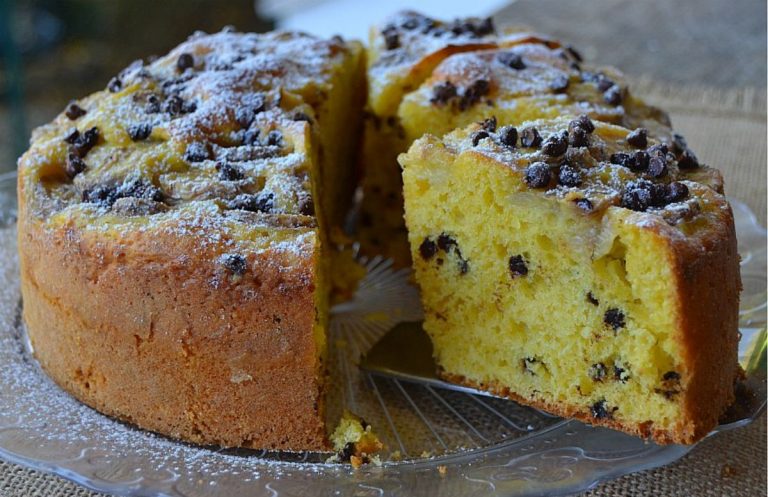 tortino di banane e cioccolato