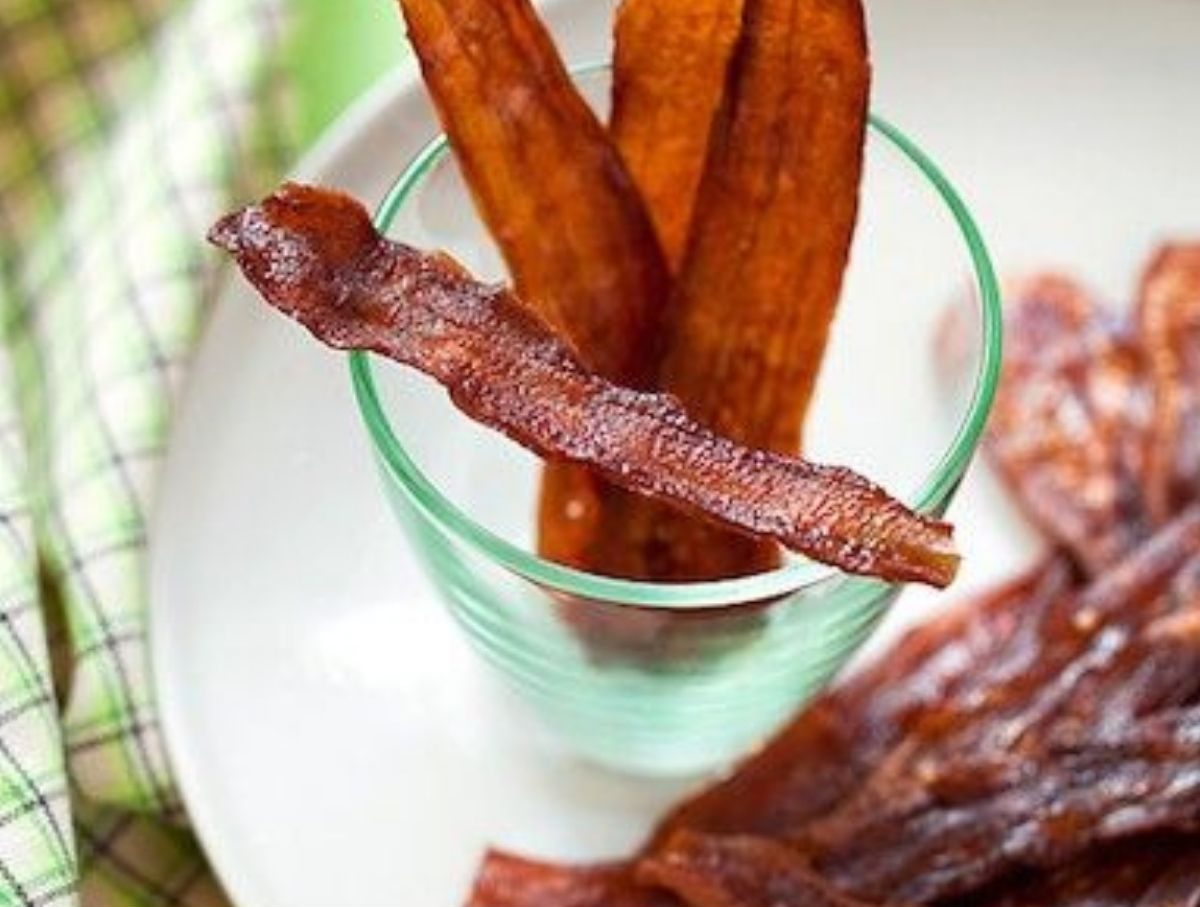 bacon vegetale ricetta