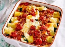 Cannelloni di grano duro ripieni