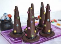 cappelli di strega dolci per Halloween