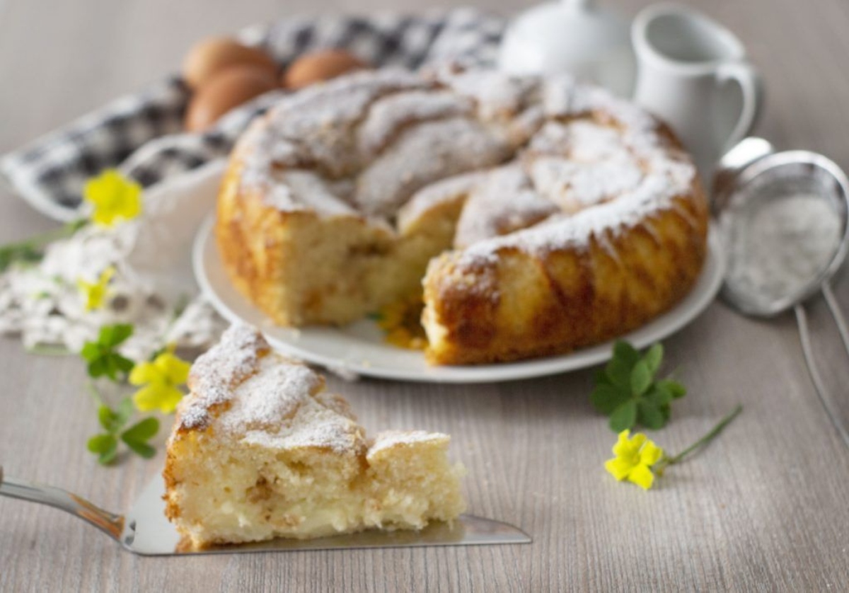 ciambella di pasta frolla con marmellata