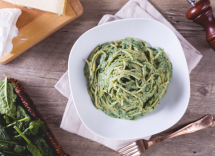 pasta all'uovo con ricotta e spinaci