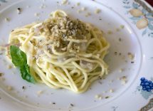 pasta con nocciole e panna