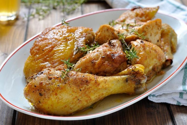 Sovracosce di pollo alla birra al forno