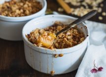 apple crumble vegano