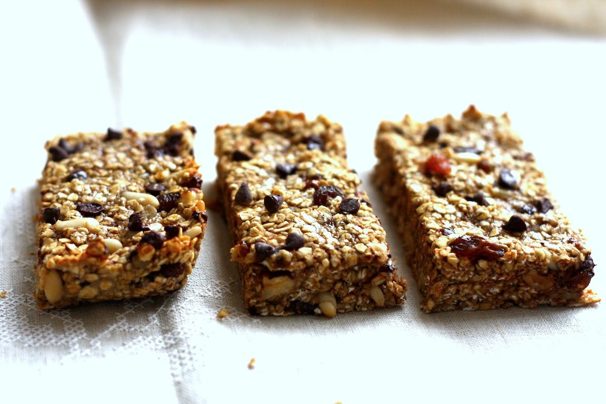 barrette muesli e cioccolato fatte in casa