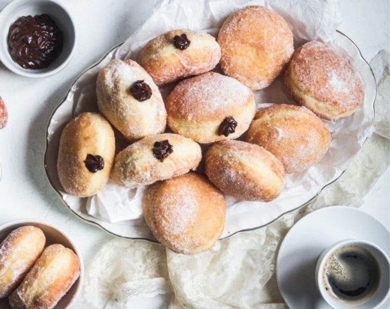 Bomboloni al cioccolato al forno