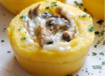 Cestini di polenta con funghi senza glutine