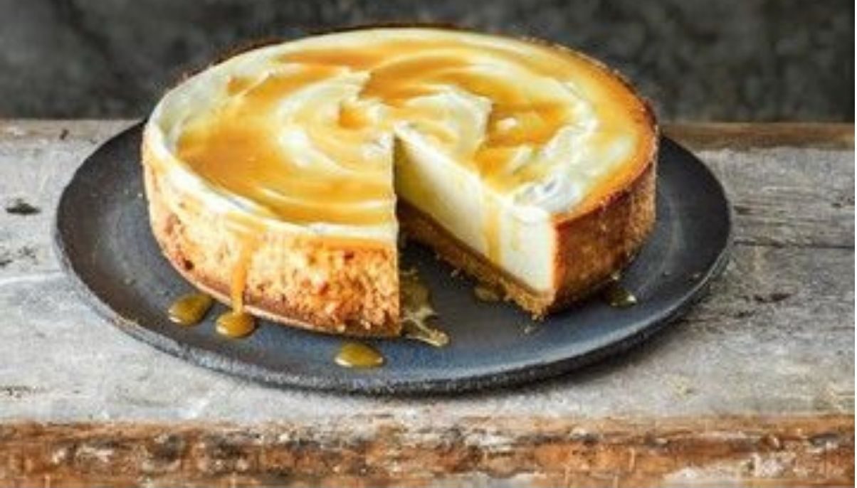 cheesecake con noci e miele