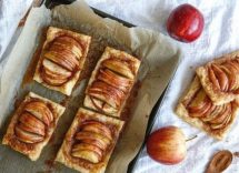 Fagottini di sfoglia alle mele e crema