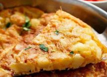 frittata di patate ripiena al forno