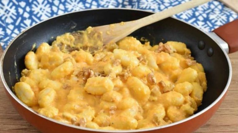 gnocchi con taleggio e noci