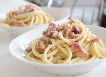 gratin di tagliolini panna e prosciutto