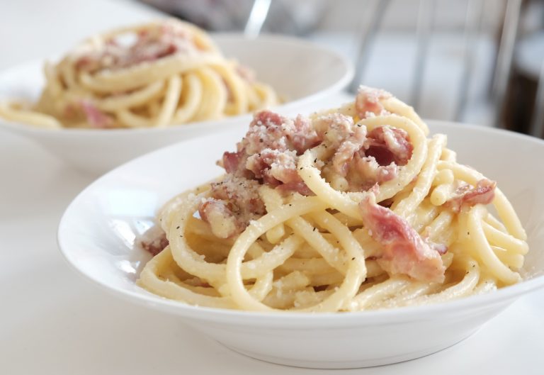 gratin di tagliolini panna e prosciutto