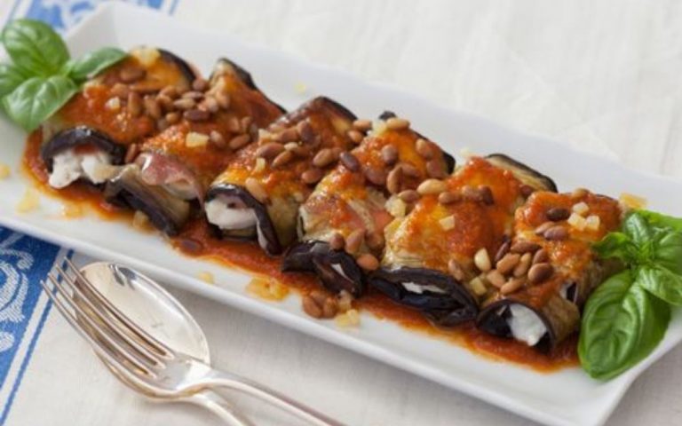 Involtini siciliani con melanzane in agrodolce