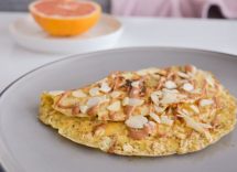 Omelette con crusca d'avena