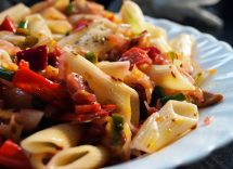 penne senza glutine alla mediterranea