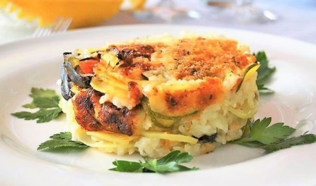 Riso con patate e cozze senza glutine