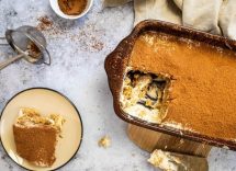 tiramisù alla ricotta senza uova e mascarpone