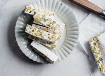 Torrone mandorle e pistacchi vegan