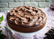 torta cioccolato e vino rosso