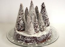 Torta foresta di Natale