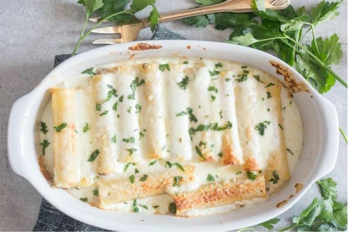 cannelloni al ragù bianco con besciamella