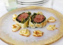 Cotechino in crosta con spinaci