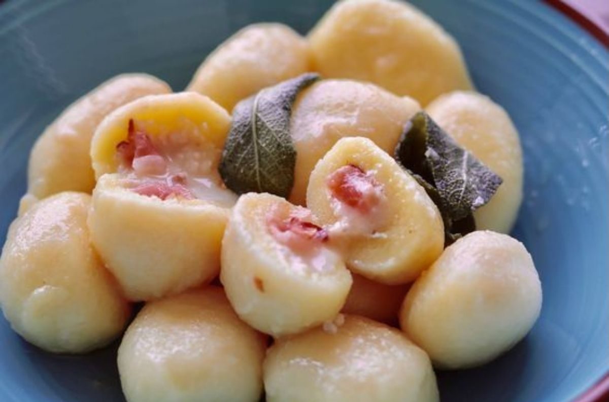 Gnocchi ripieni speck e brie