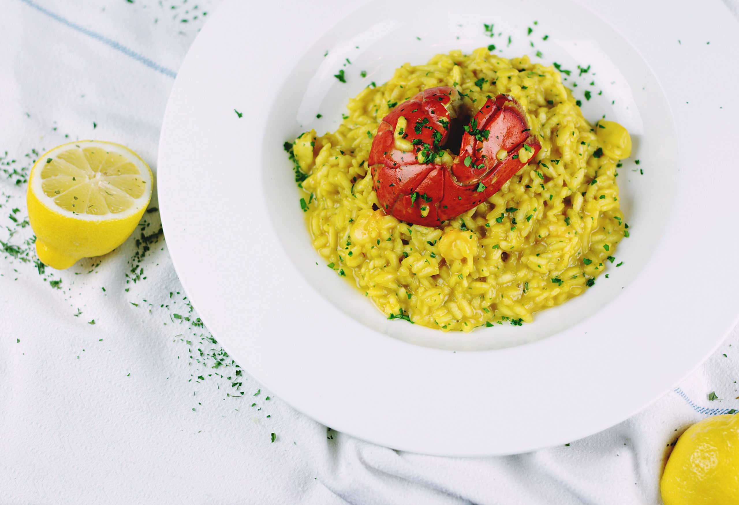 risotto prosecco e limone