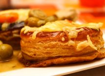 vol au vent al formaggio e noci